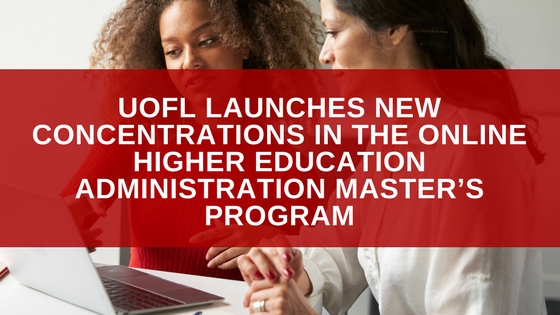 Uofl Launches New Concentrations In The Online Higher Education
